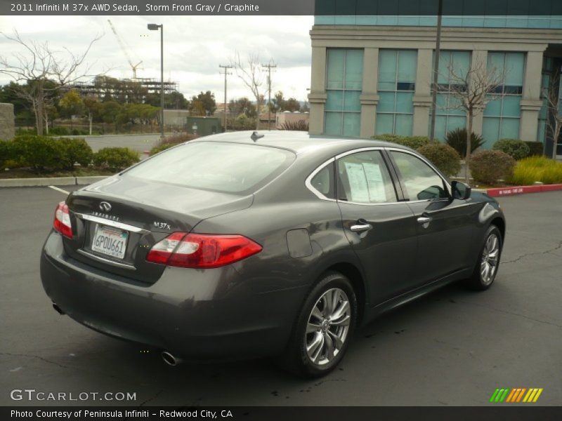 Storm Front Gray / Graphite 2011 Infiniti M 37x AWD Sedan