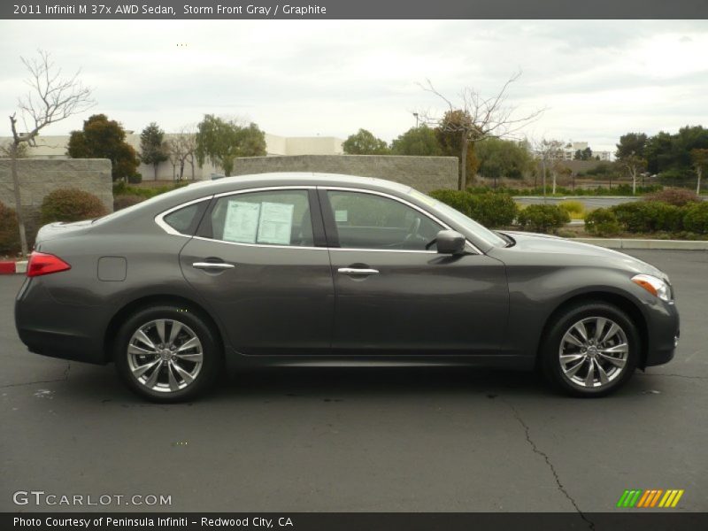 Storm Front Gray / Graphite 2011 Infiniti M 37x AWD Sedan