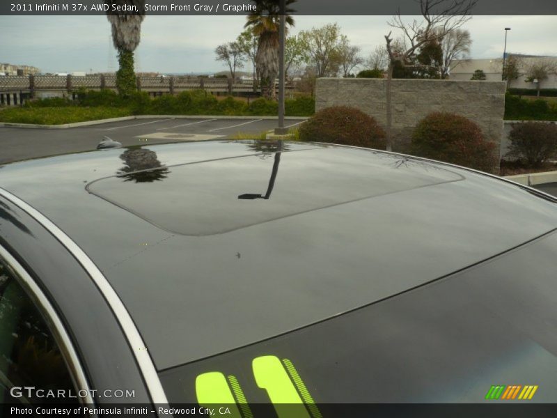 Storm Front Gray / Graphite 2011 Infiniti M 37x AWD Sedan
