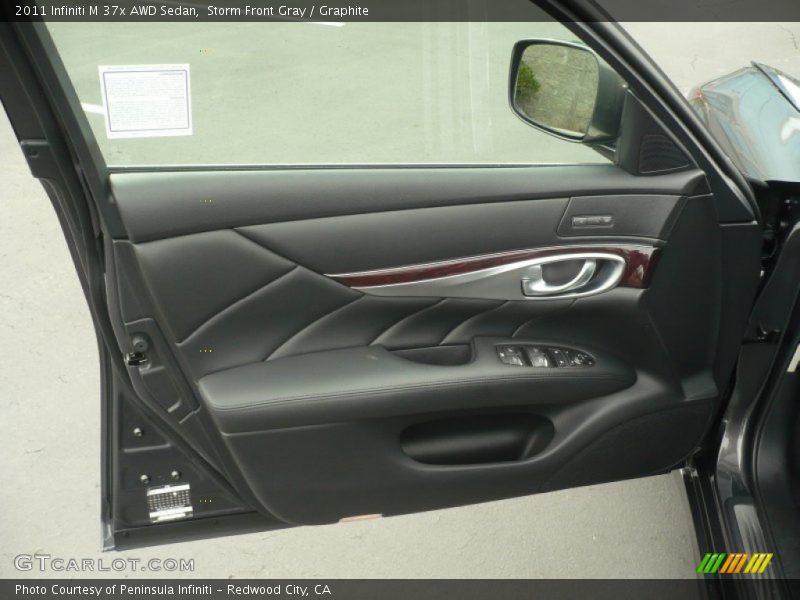 Storm Front Gray / Graphite 2011 Infiniti M 37x AWD Sedan