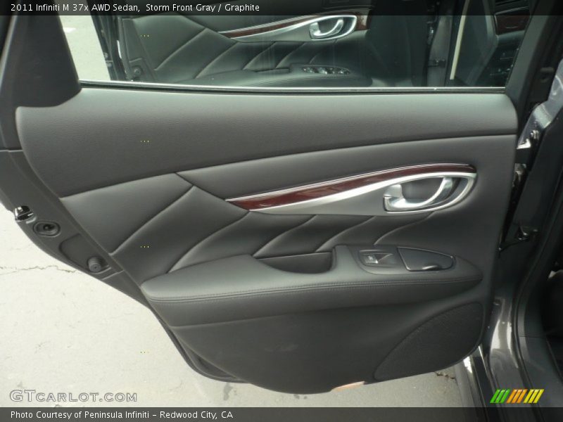 Storm Front Gray / Graphite 2011 Infiniti M 37x AWD Sedan