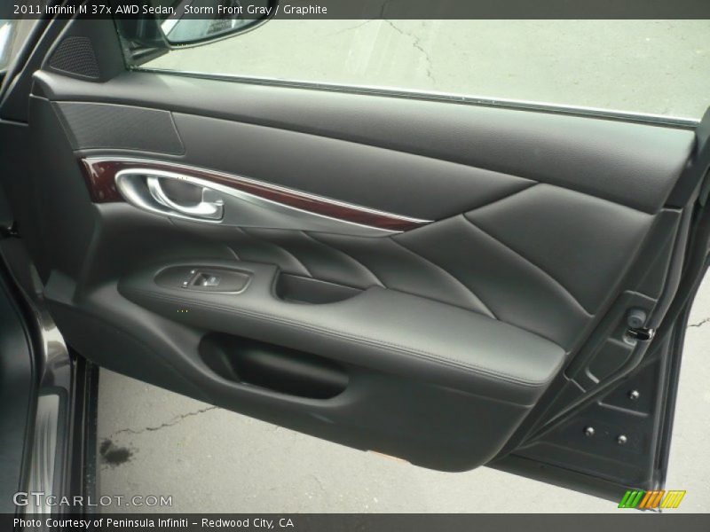 Storm Front Gray / Graphite 2011 Infiniti M 37x AWD Sedan