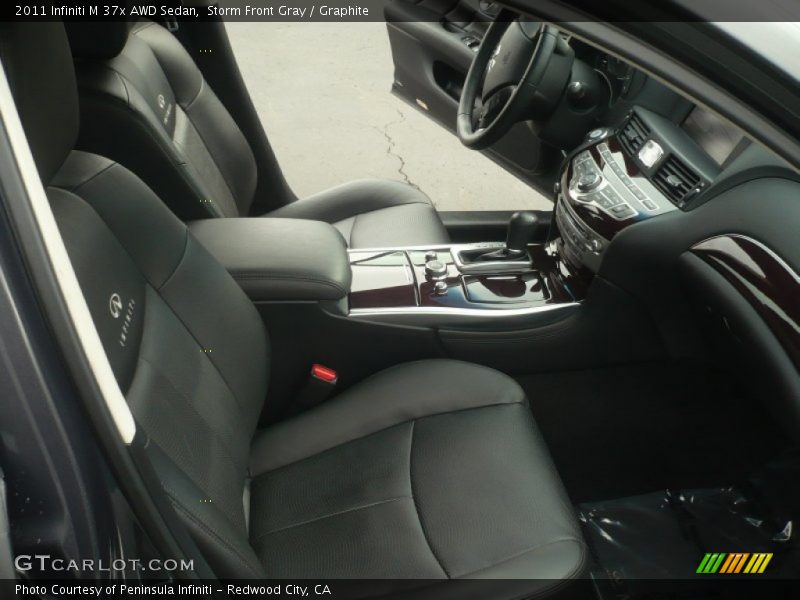 Storm Front Gray / Graphite 2011 Infiniti M 37x AWD Sedan