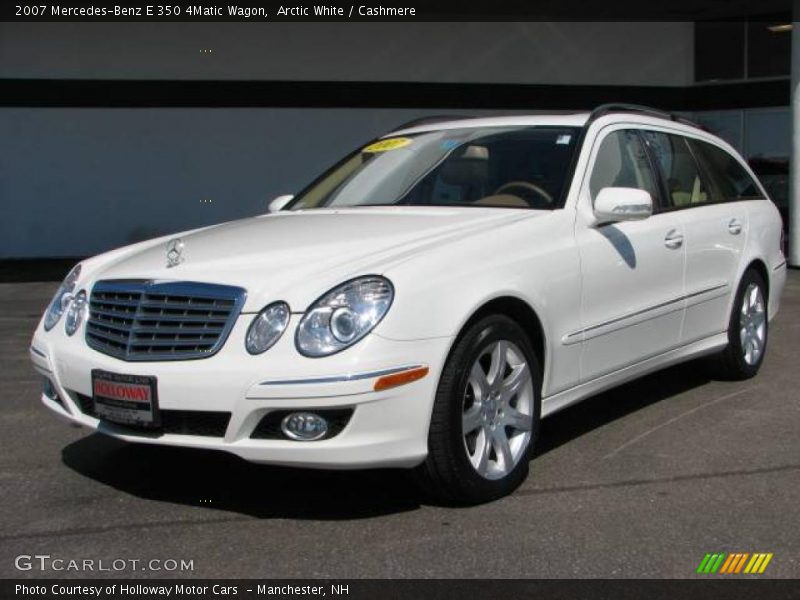 Arctic White / Cashmere 2007 Mercedes-Benz E 350 4Matic Wagon