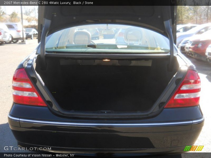 Black / Stone 2007 Mercedes-Benz C 280 4Matic Luxury