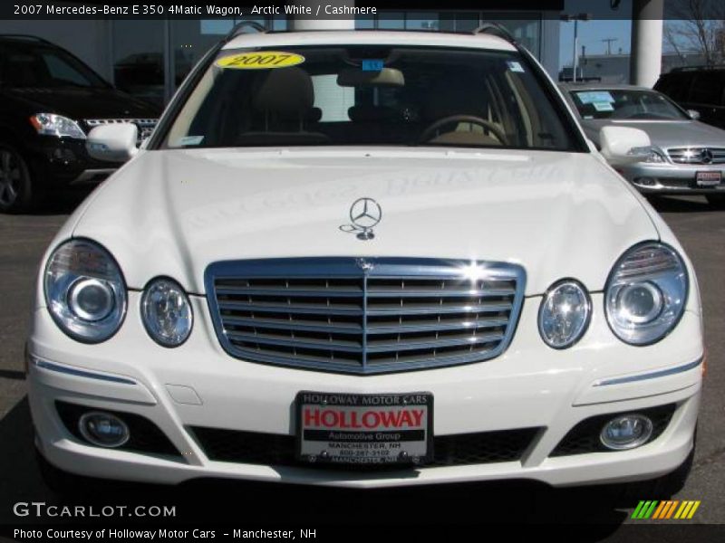 Arctic White / Cashmere 2007 Mercedes-Benz E 350 4Matic Wagon