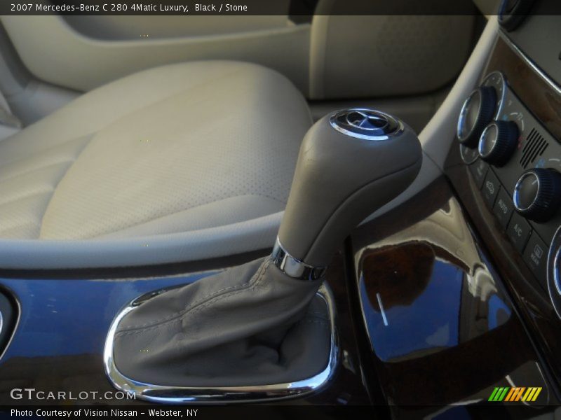 Black / Stone 2007 Mercedes-Benz C 280 4Matic Luxury