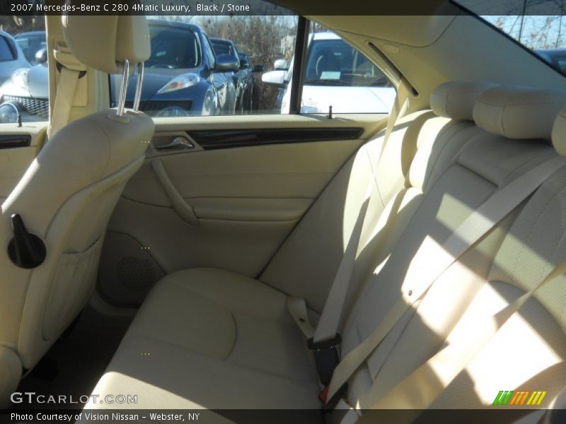 Black / Stone 2007 Mercedes-Benz C 280 4Matic Luxury