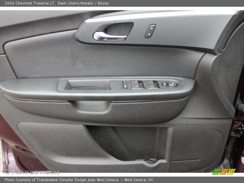 Dark Cherry Metallic / Ebony 2009 Chevrolet Traverse LT