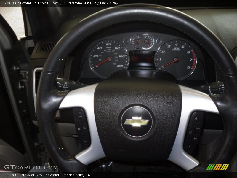 Silverstone Metallic / Dark Gray 2008 Chevrolet Equinox LT AWD