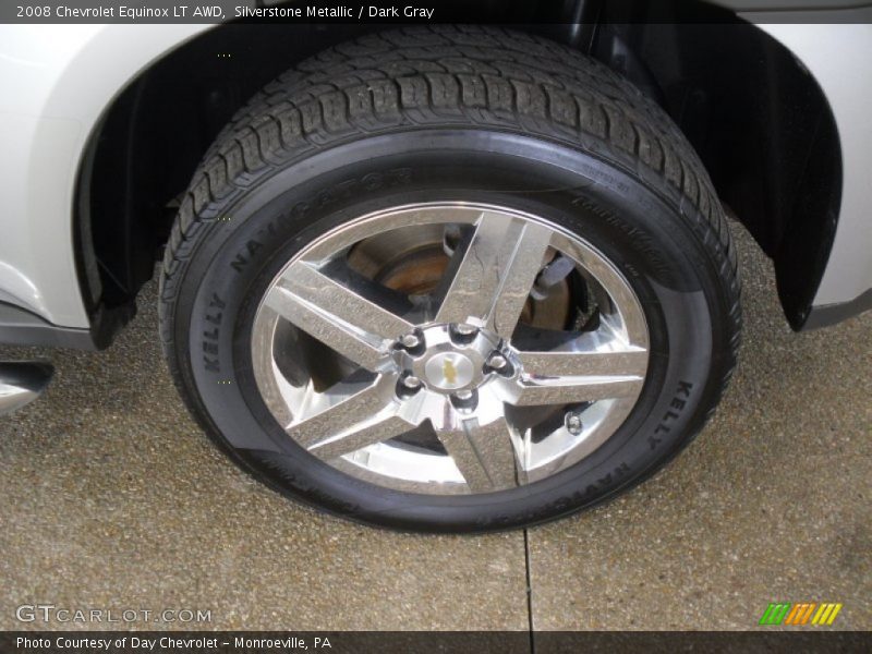 Silverstone Metallic / Dark Gray 2008 Chevrolet Equinox LT AWD