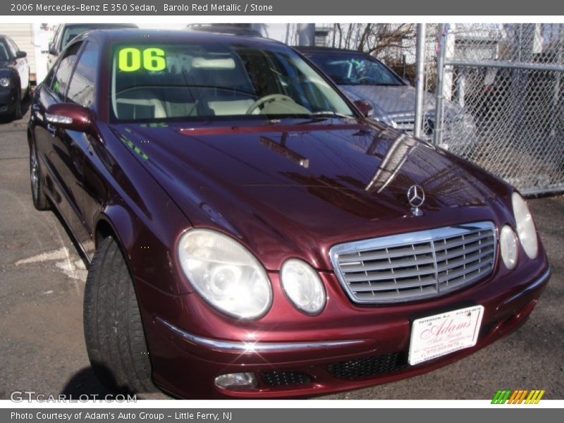 Barolo Red Metallic / Stone 2006 Mercedes-Benz E 350 Sedan