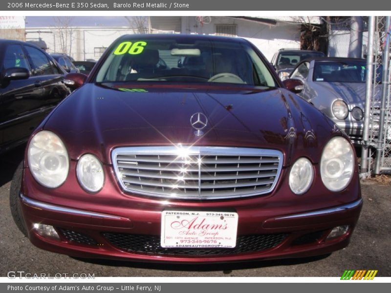 Barolo Red Metallic / Stone 2006 Mercedes-Benz E 350 Sedan