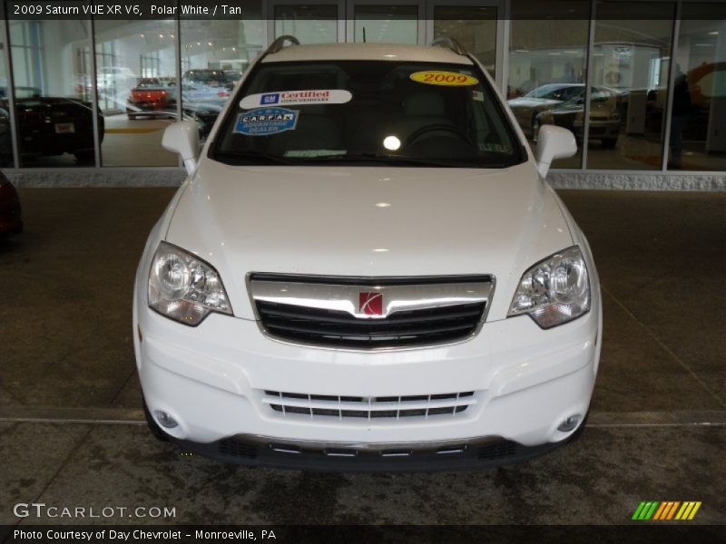 Polar White / Tan 2009 Saturn VUE XR V6