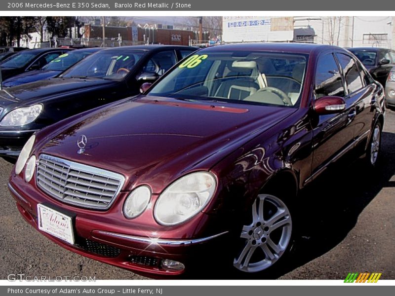 Barolo Red Metallic / Stone 2006 Mercedes-Benz E 350 Sedan