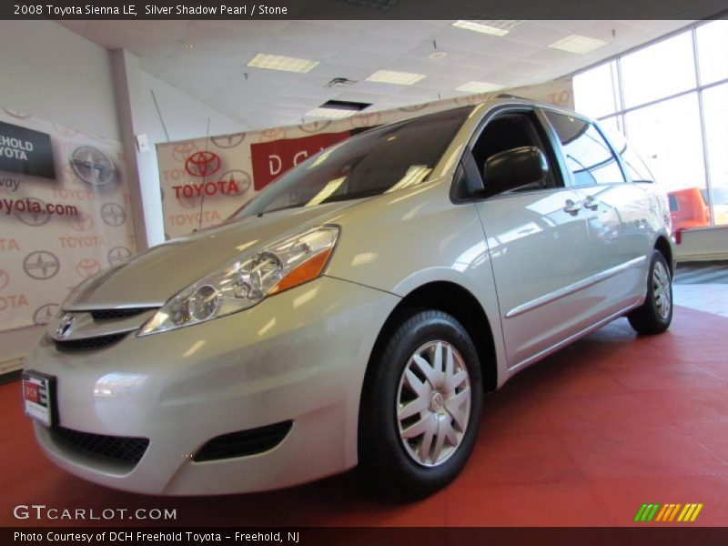 Silver Shadow Pearl / Stone 2008 Toyota Sienna LE