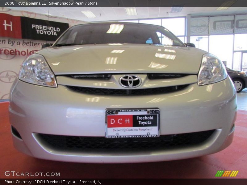 Silver Shadow Pearl / Stone 2008 Toyota Sienna LE