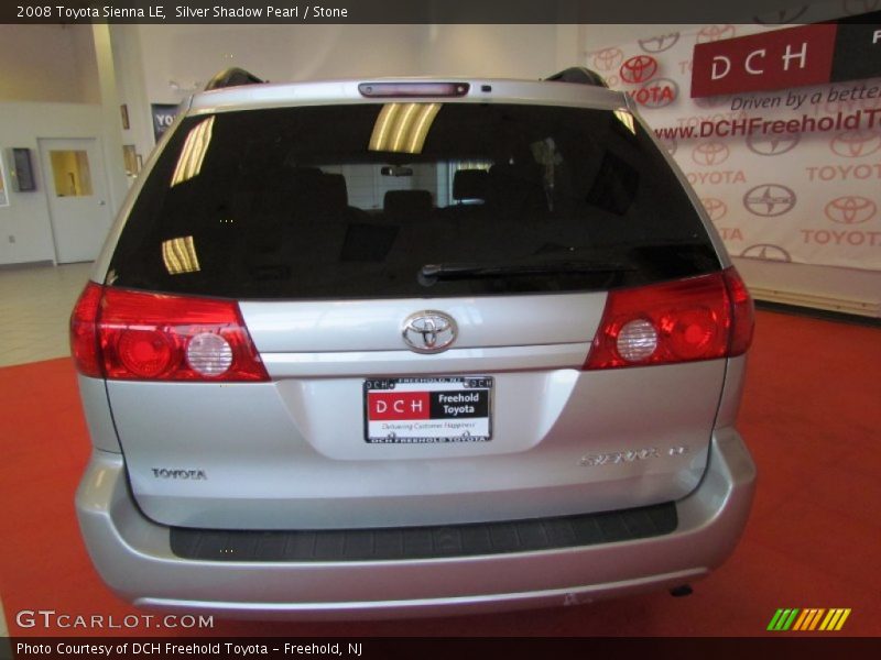 Silver Shadow Pearl / Stone 2008 Toyota Sienna LE