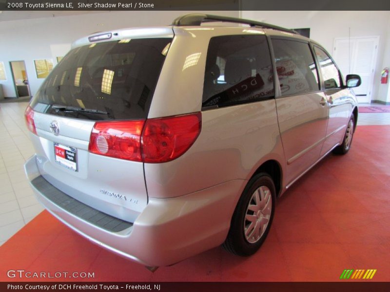 Silver Shadow Pearl / Stone 2008 Toyota Sienna LE