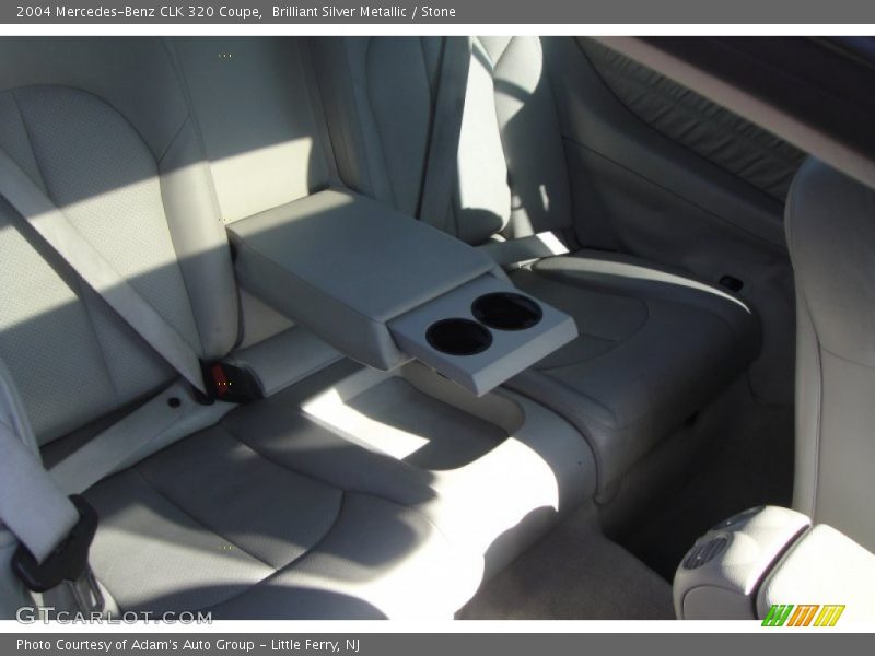Brilliant Silver Metallic / Stone 2004 Mercedes-Benz CLK 320 Coupe