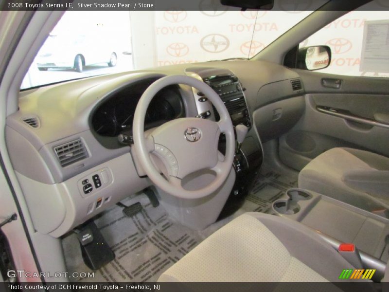 Silver Shadow Pearl / Stone 2008 Toyota Sienna LE