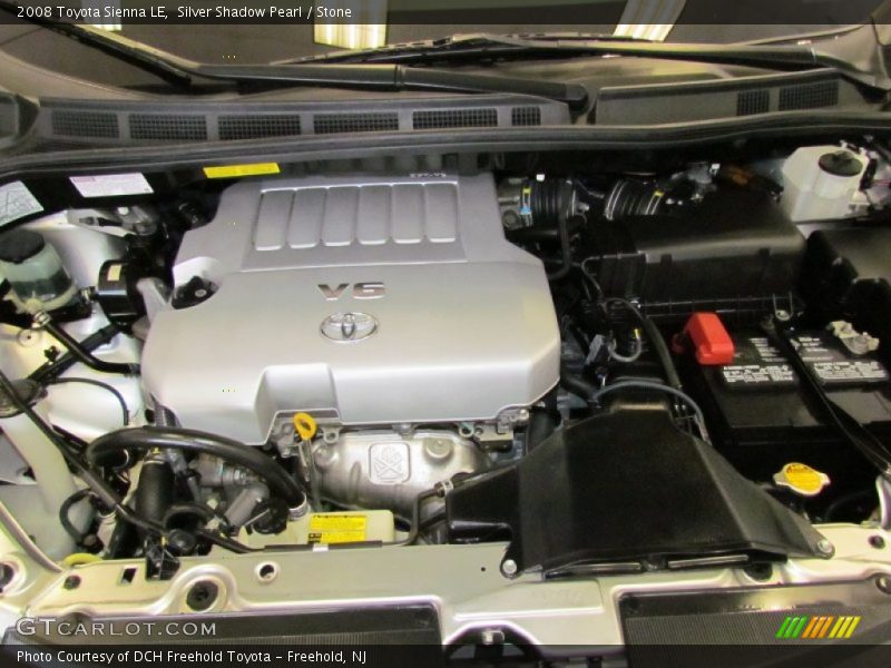 Silver Shadow Pearl / Stone 2008 Toyota Sienna LE