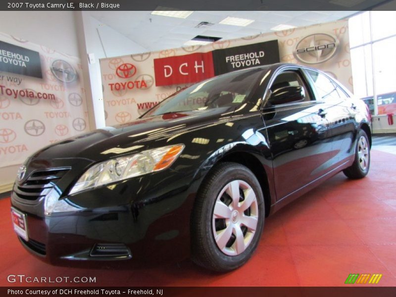 Black / Bisque 2007 Toyota Camry LE