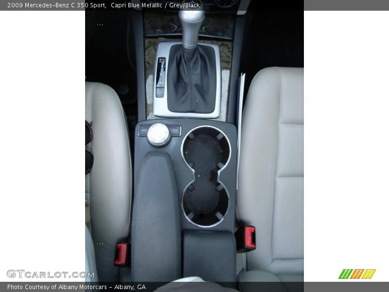 Capri Blue Metallic / Grey/Black 2009 Mercedes-Benz C 350 Sport