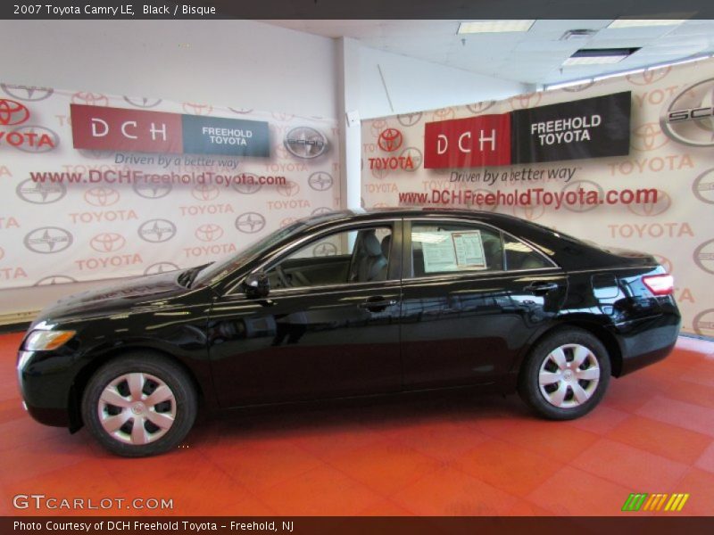 Black / Bisque 2007 Toyota Camry LE