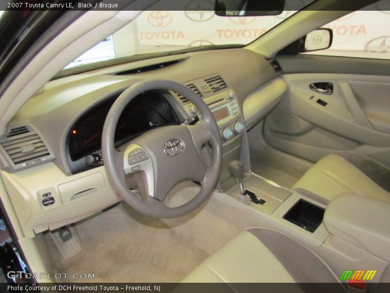 Black / Bisque 2007 Toyota Camry LE