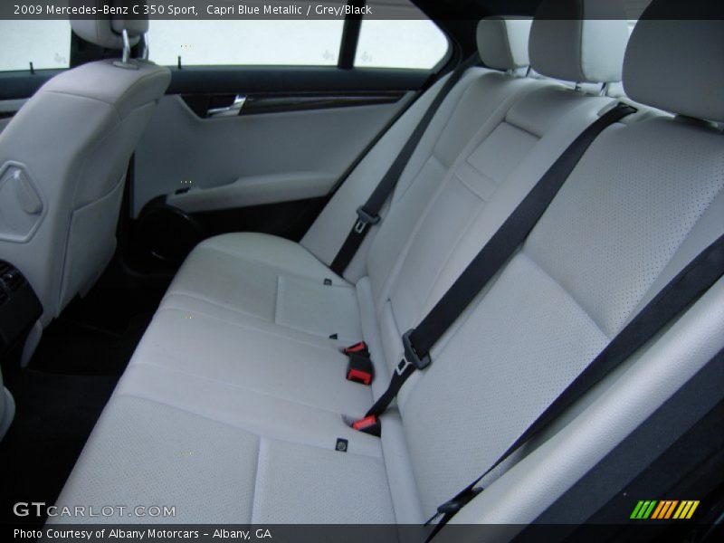Capri Blue Metallic / Grey/Black 2009 Mercedes-Benz C 350 Sport