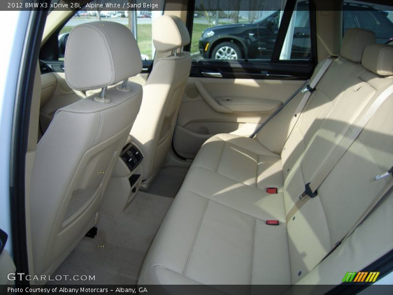 Alpine White / Sand Beige 2012 BMW X3 xDrive 28i