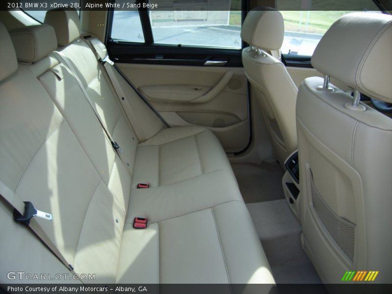 Alpine White / Sand Beige 2012 BMW X3 xDrive 28i