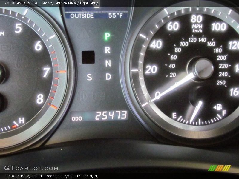 Smoky Granite Mica / Light Gray 2008 Lexus ES 350