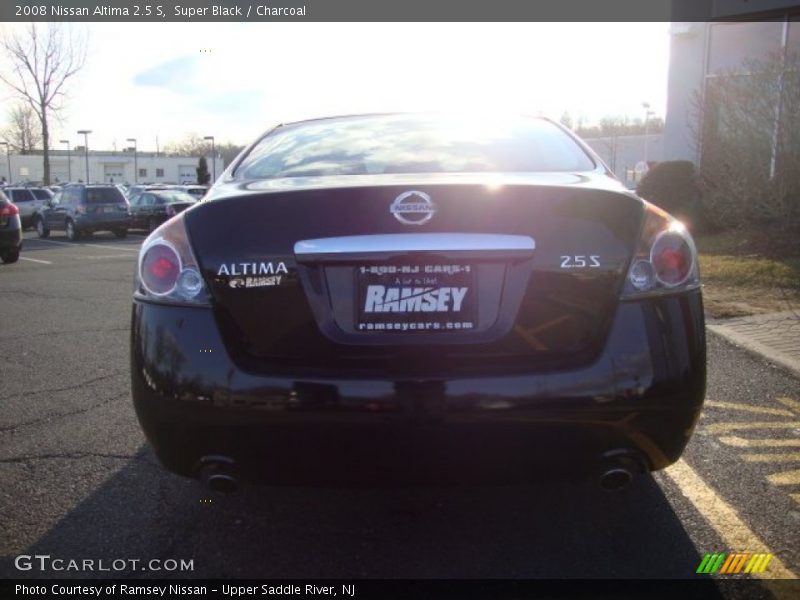 Super Black / Charcoal 2008 Nissan Altima 2.5 S