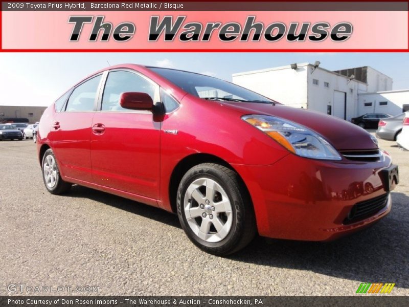Barcelona Red Metallic / Bisque 2009 Toyota Prius Hybrid