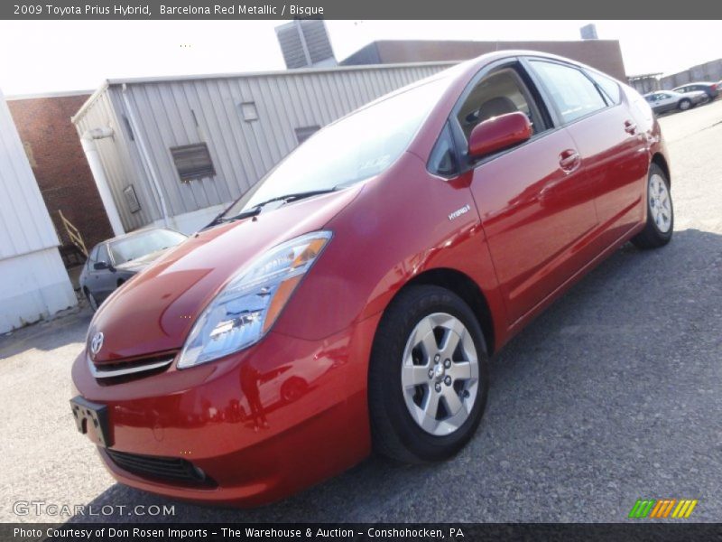 Barcelona Red Metallic / Bisque 2009 Toyota Prius Hybrid