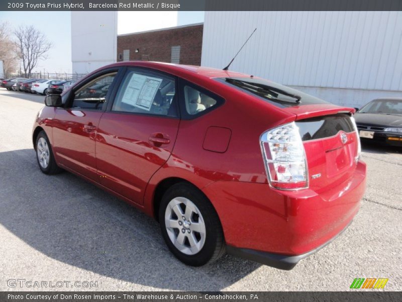 Barcelona Red Metallic / Bisque 2009 Toyota Prius Hybrid