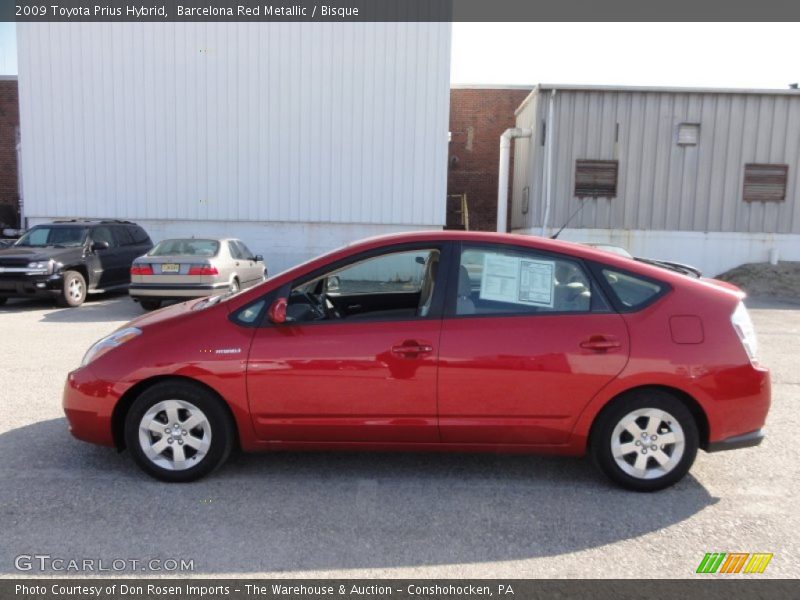 Barcelona Red Metallic / Bisque 2009 Toyota Prius Hybrid