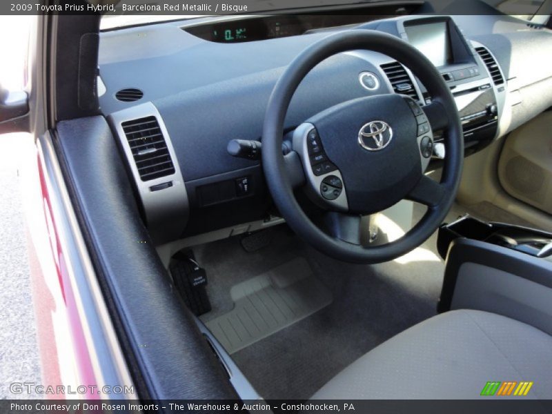 Barcelona Red Metallic / Bisque 2009 Toyota Prius Hybrid