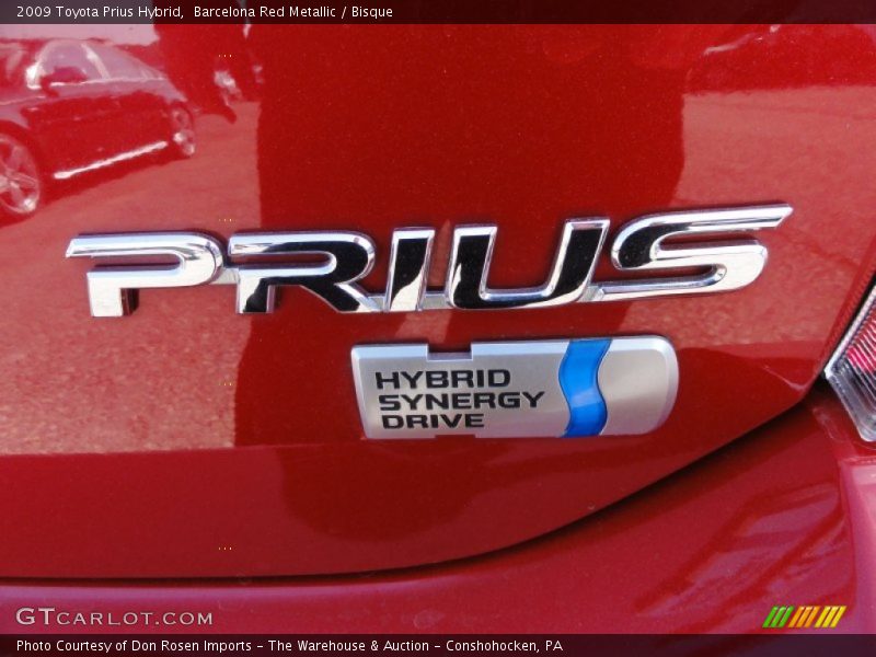 Barcelona Red Metallic / Bisque 2009 Toyota Prius Hybrid