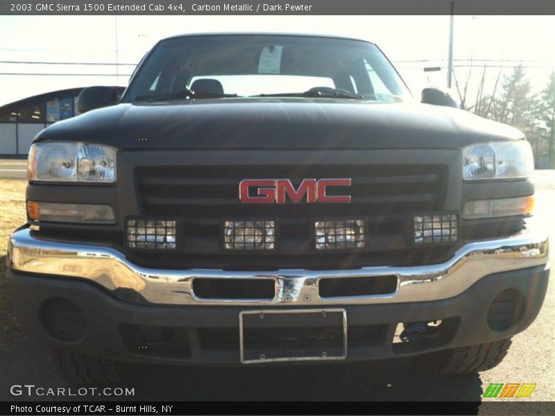 Carbon Metallic / Dark Pewter 2003 GMC Sierra 1500 Extended Cab 4x4