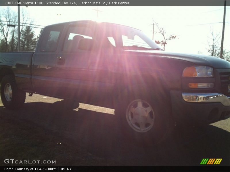 Carbon Metallic / Dark Pewter 2003 GMC Sierra 1500 Extended Cab 4x4