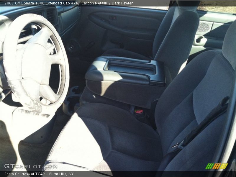 Carbon Metallic / Dark Pewter 2003 GMC Sierra 1500 Extended Cab 4x4
