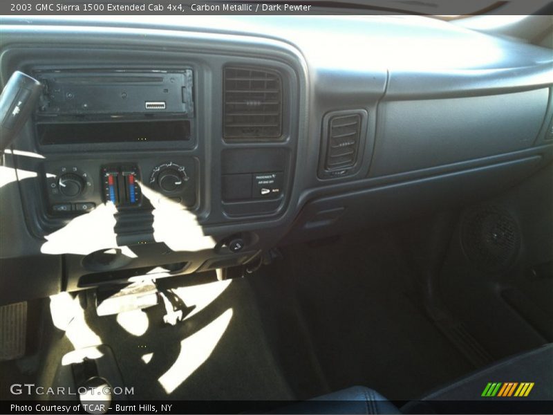 Carbon Metallic / Dark Pewter 2003 GMC Sierra 1500 Extended Cab 4x4
