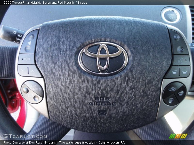 Barcelona Red Metallic / Bisque 2009 Toyota Prius Hybrid