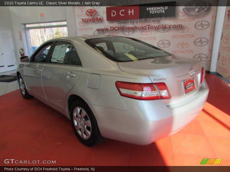 Classic Silver Metallic / Ash Gray 2010 Toyota Camry LE