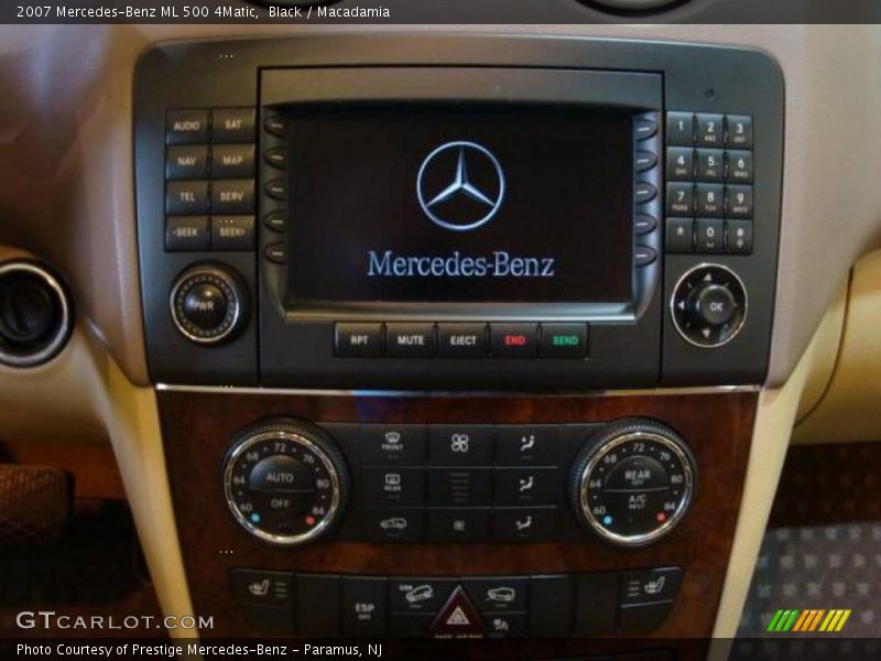 Black / Macadamia 2007 Mercedes-Benz ML 500 4Matic