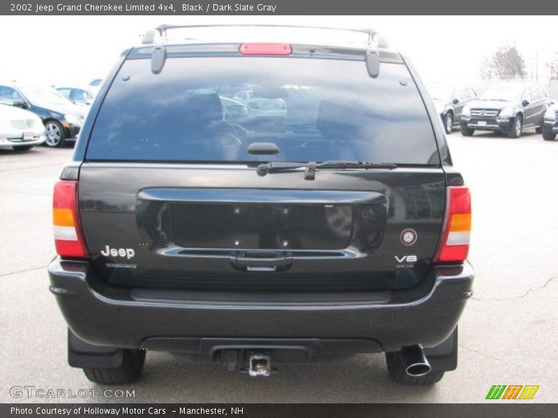 Black / Dark Slate Gray 2002 Jeep Grand Cherokee Limited 4x4