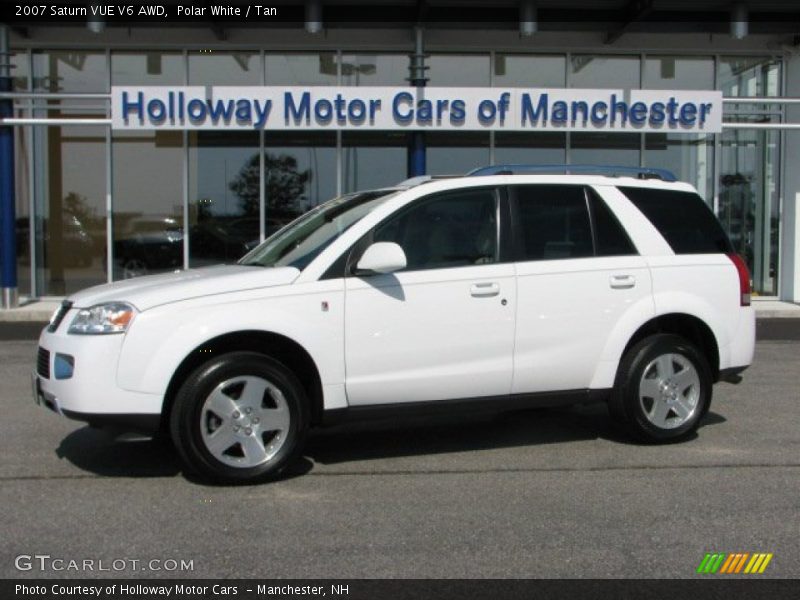 Polar White / Tan 2007 Saturn VUE V6 AWD